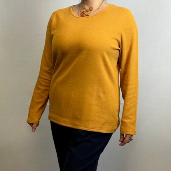 Mustard Long Sleeve Top - Picture 1 of 4